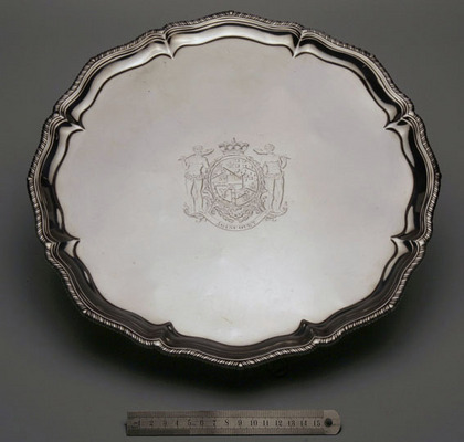 Georgian Silver Salver - Agincourt Armorial - Baron John Wodehouse, 1st Earl of Kimberley